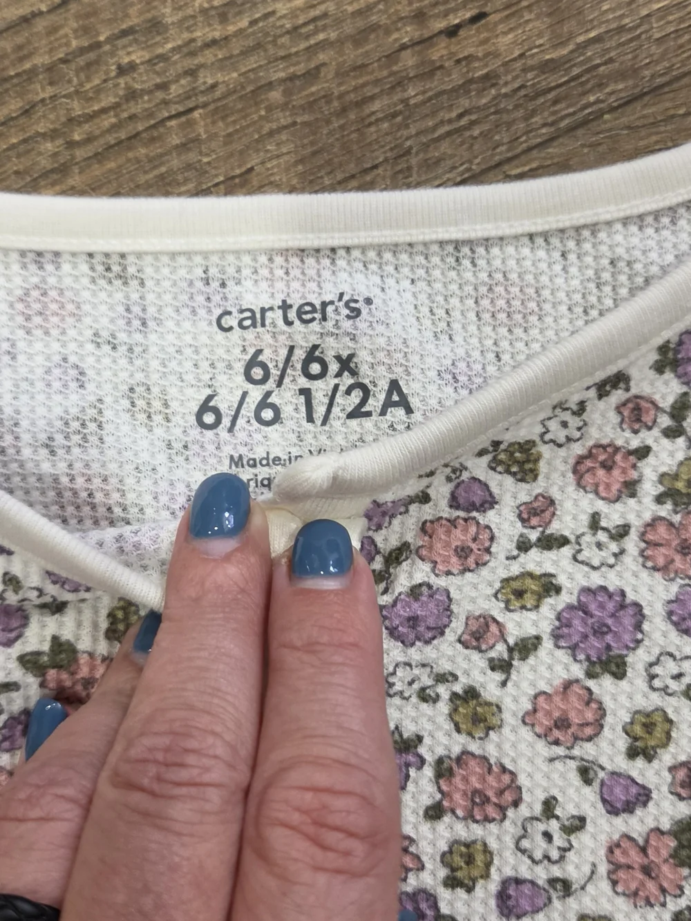 Carter's Olive Cargo Pants with Pink & Purple Floral Top